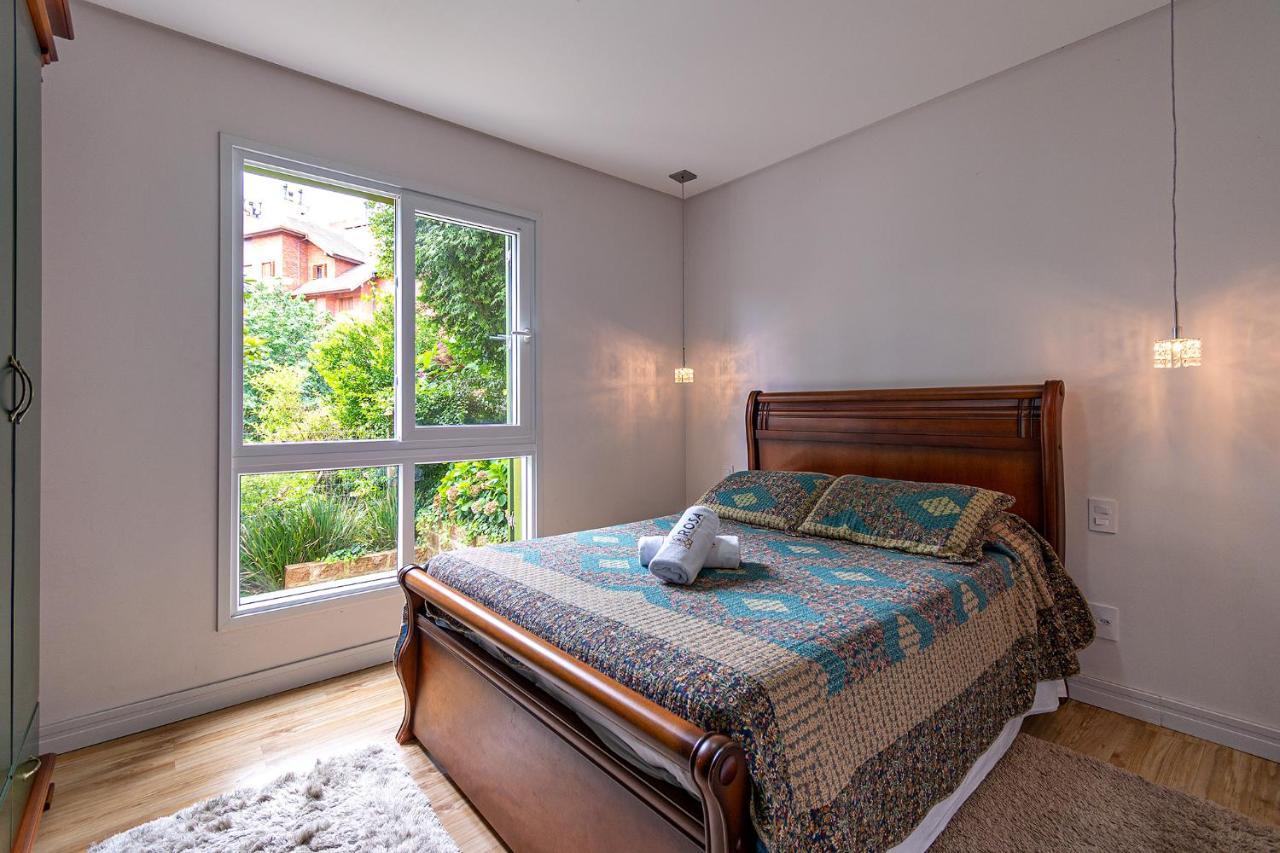 Ferienwohnung Rosa Luxo Giovani Pizetta Gramado Exterior foto